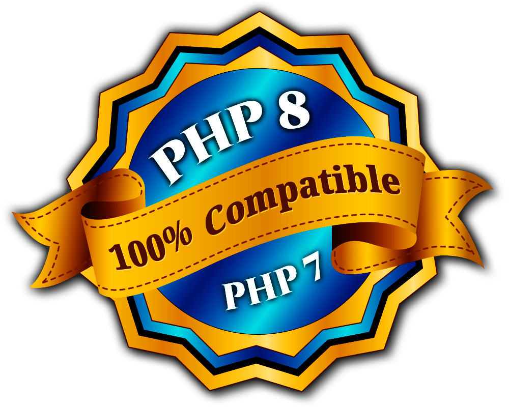 Полностью совместим с PHP 8